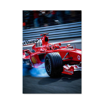 Poster Ferrari f2004 77452