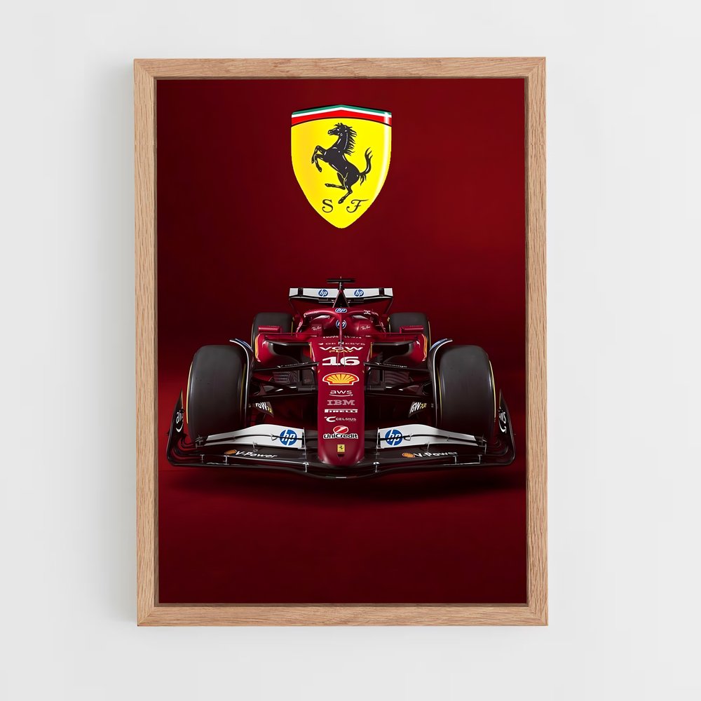 ap-ferrari f1-75-7 cadre Bois clair