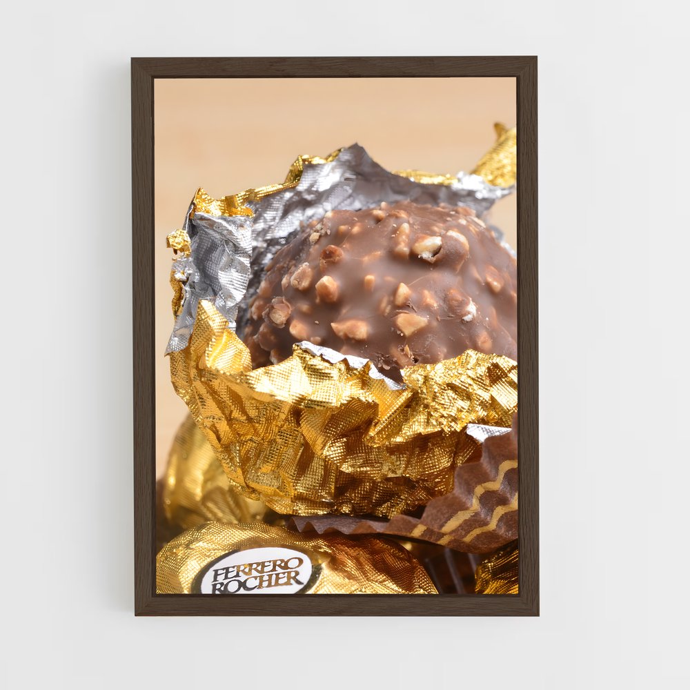 ap-ferrero rocher-3 cadre Bois foncé