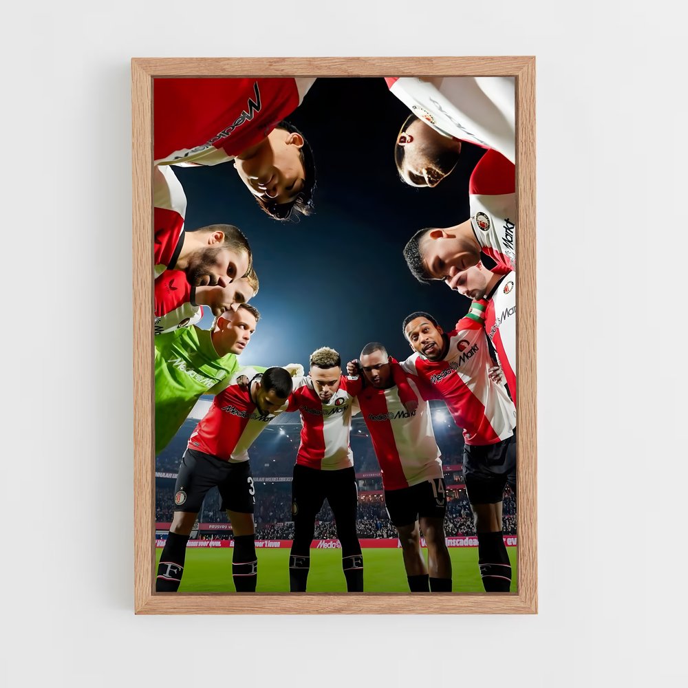 ap-feyenoord rotterdam-5 cadre Bois clair