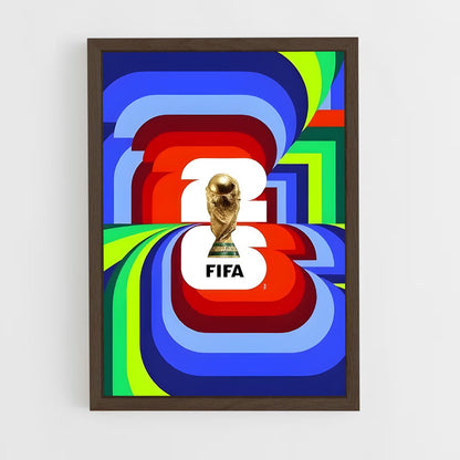 ap-fifa world cup-4 cadre Bois foncé