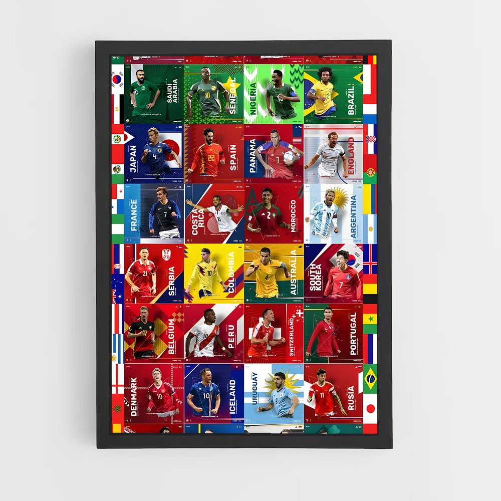 ap-fifa world cup-5 cadre Noir