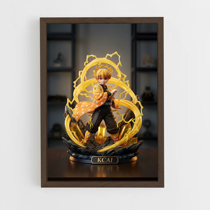 ap-figurines-1 cadre Bois foncé