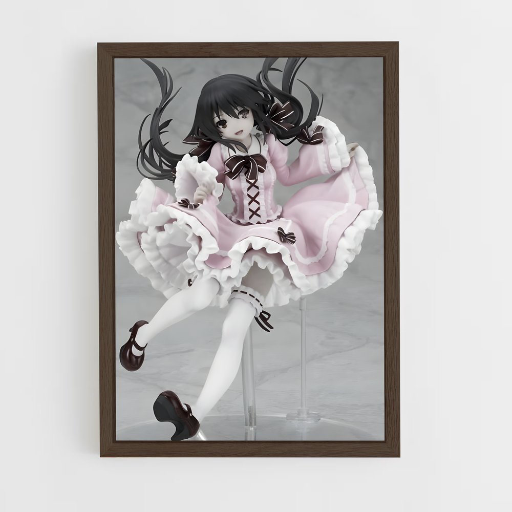 ap-figurines-8 cadre Bois foncé