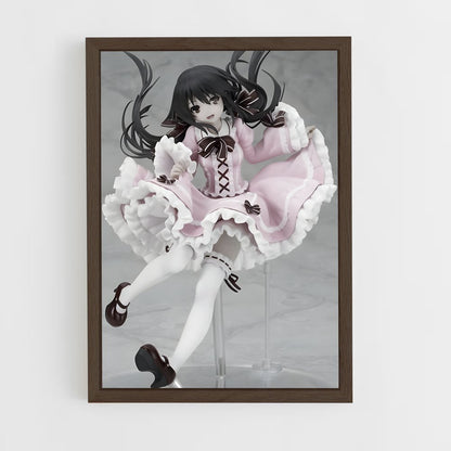 ap-figurines-8 cadre Bois foncé