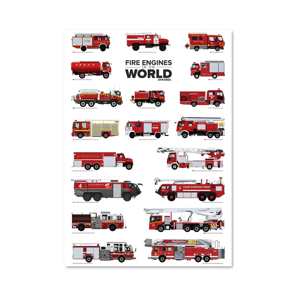 Poster Flamme en Action