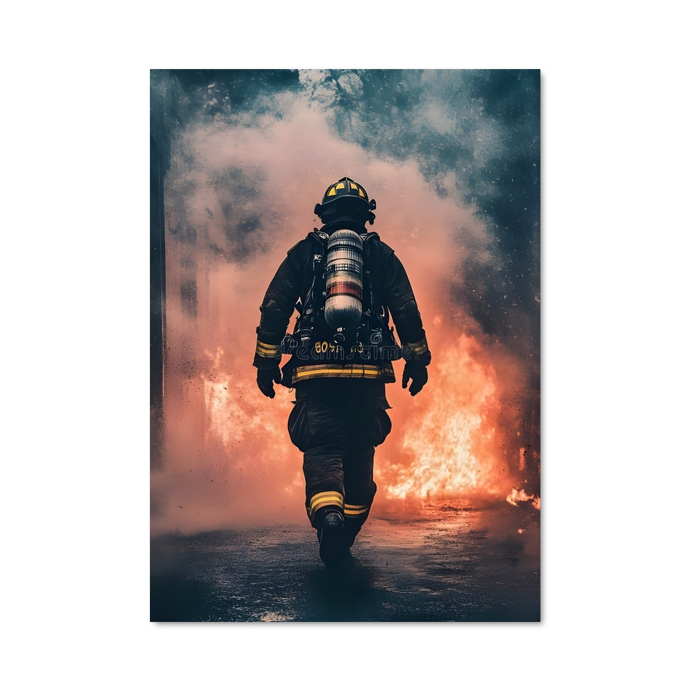 Poster Flamme Héroïque