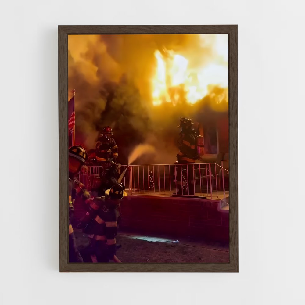 ap-firefighter-8 cadre Bois foncé
