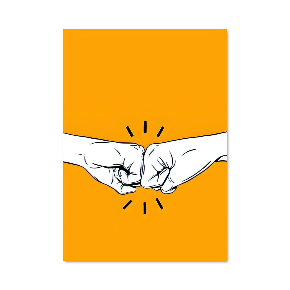Poster Fist Bump United