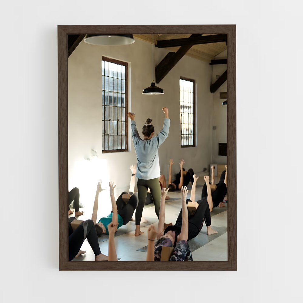 ap-fitness instructor-3 cadre Bois foncé