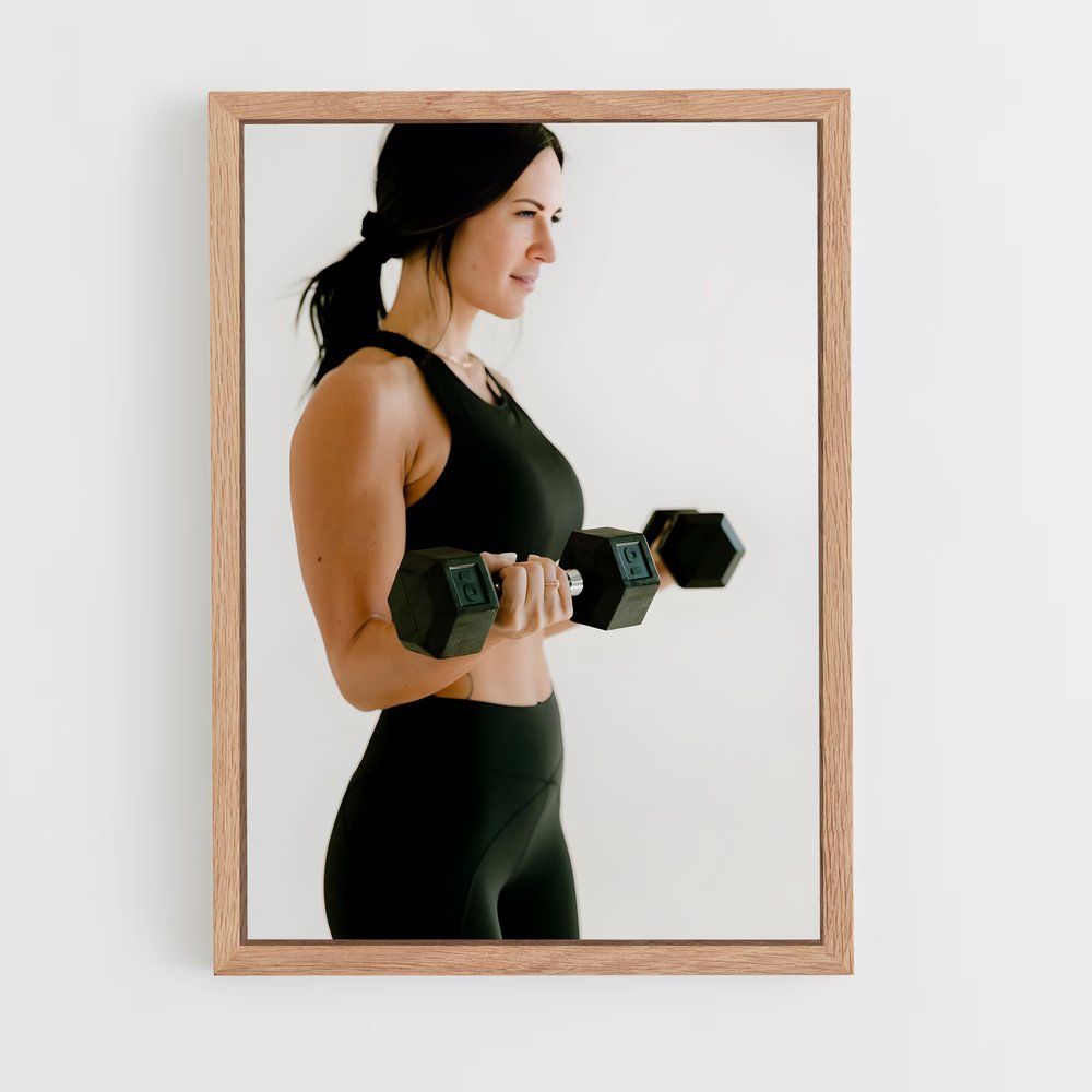 ap-fitness instructor-6 cadre Bois clair