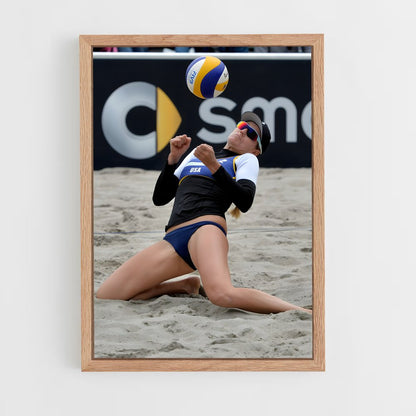 ap-fivb beach volleyball world tour-5 cadre Bois clair