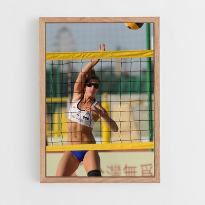 ap-fivb beach volleyball world tour-6 cadre Bois clair