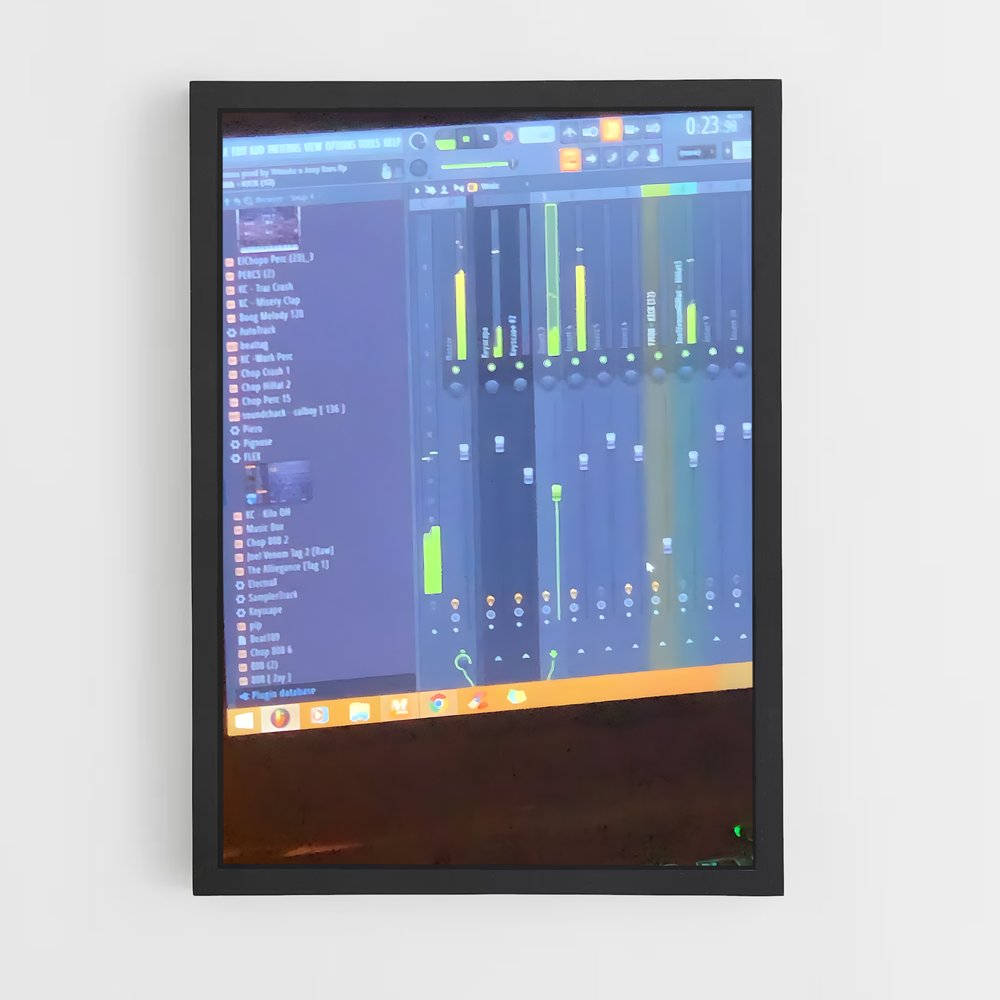 ap-fl studio-8 cadre Noir