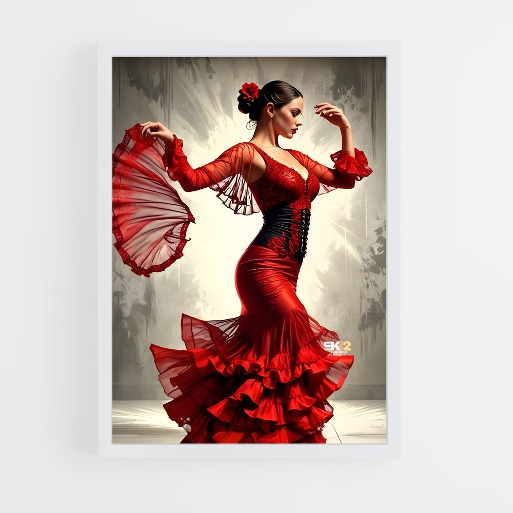 ap-flamenco-8 cadre Blanc