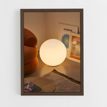 ap-floor lamp-1 cadre Bois foncé