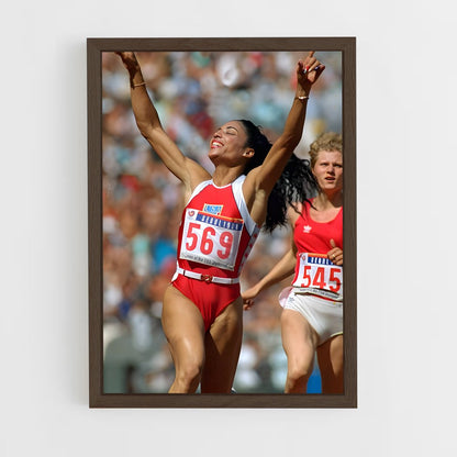 ap-florence griffith-joyner-5 cadre Bois foncé