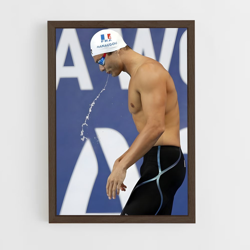 ap-florent manaudou-1 cadre Bois foncé