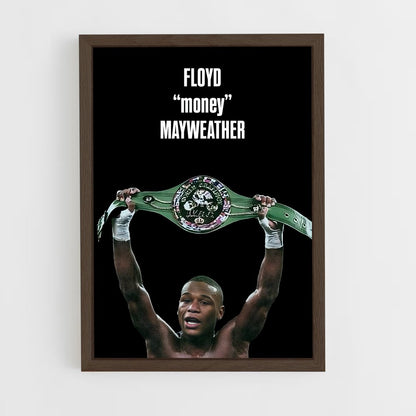 ap-floyd mayweather-5 cadre Bois foncé
