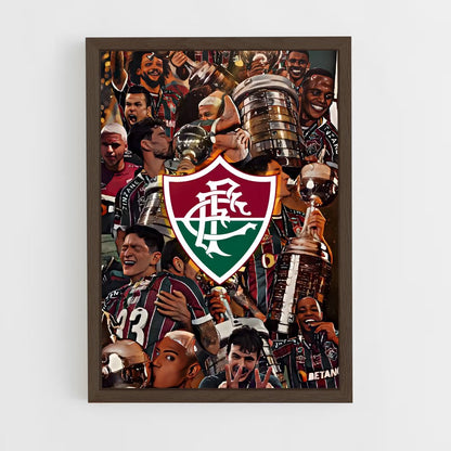 ap-fluminense fc-1 cadre Bois foncé