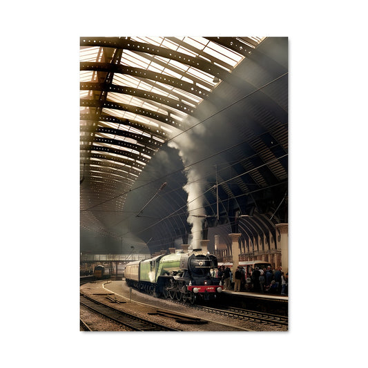 Poster L'Arrivée du Flying Scotsman
