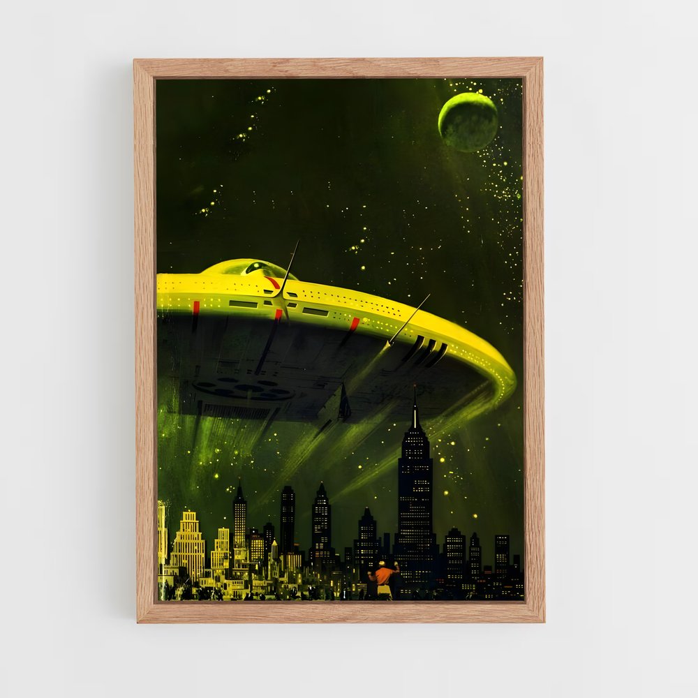 ap-flying saucer-5 cadre Bois clair