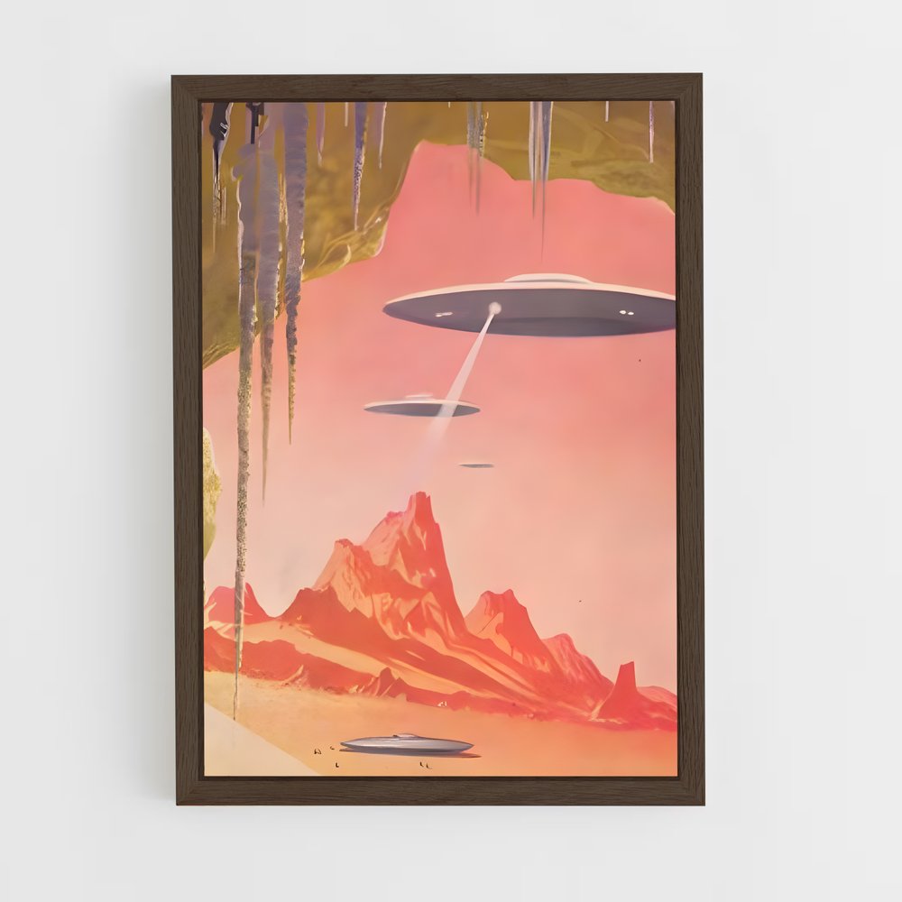 ap-flying saucer-7 cadre Bois foncé