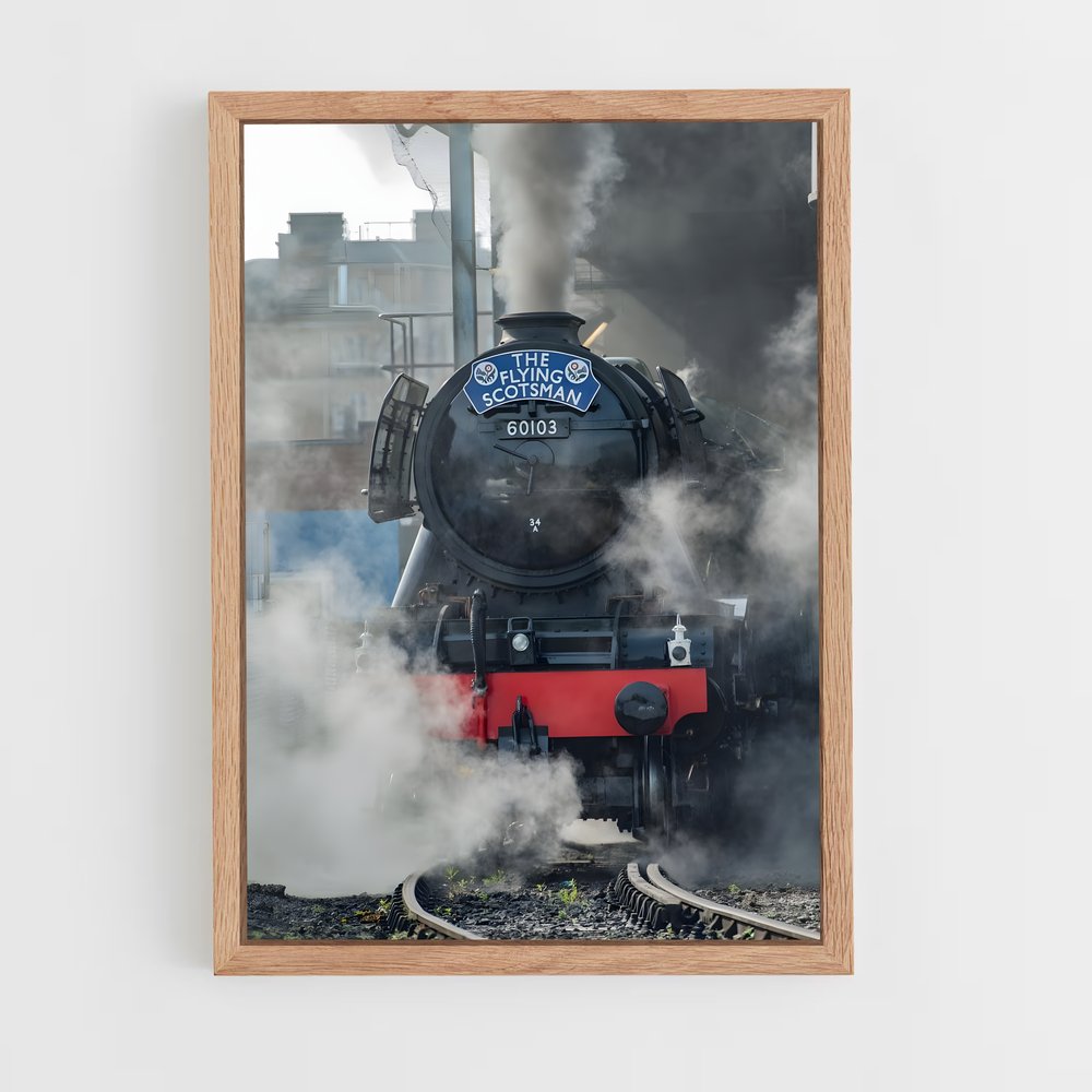 ap-flying scotsman-4 cadre Bois clair
