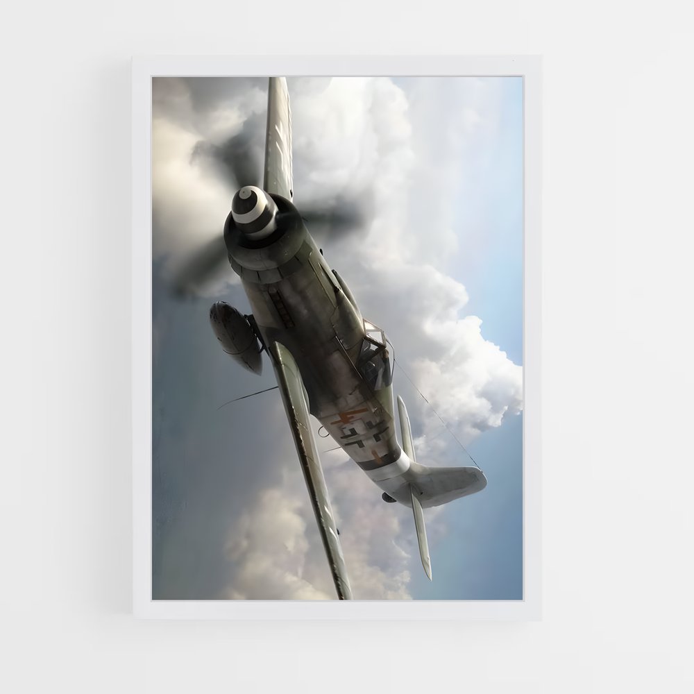 ap-focke-wulf fw 190-1 cadre Blanc
