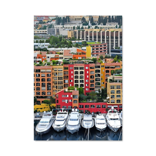 Poster Port de Fontvieille