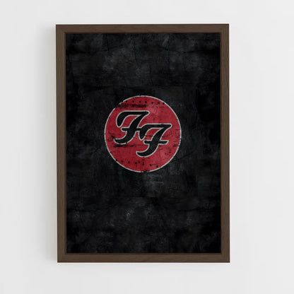 ap-foo fighters-6 cadre Bois foncé