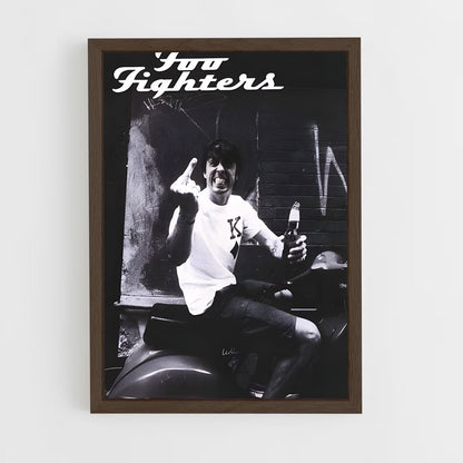 ap-foo fighters-7 cadre Bois foncé