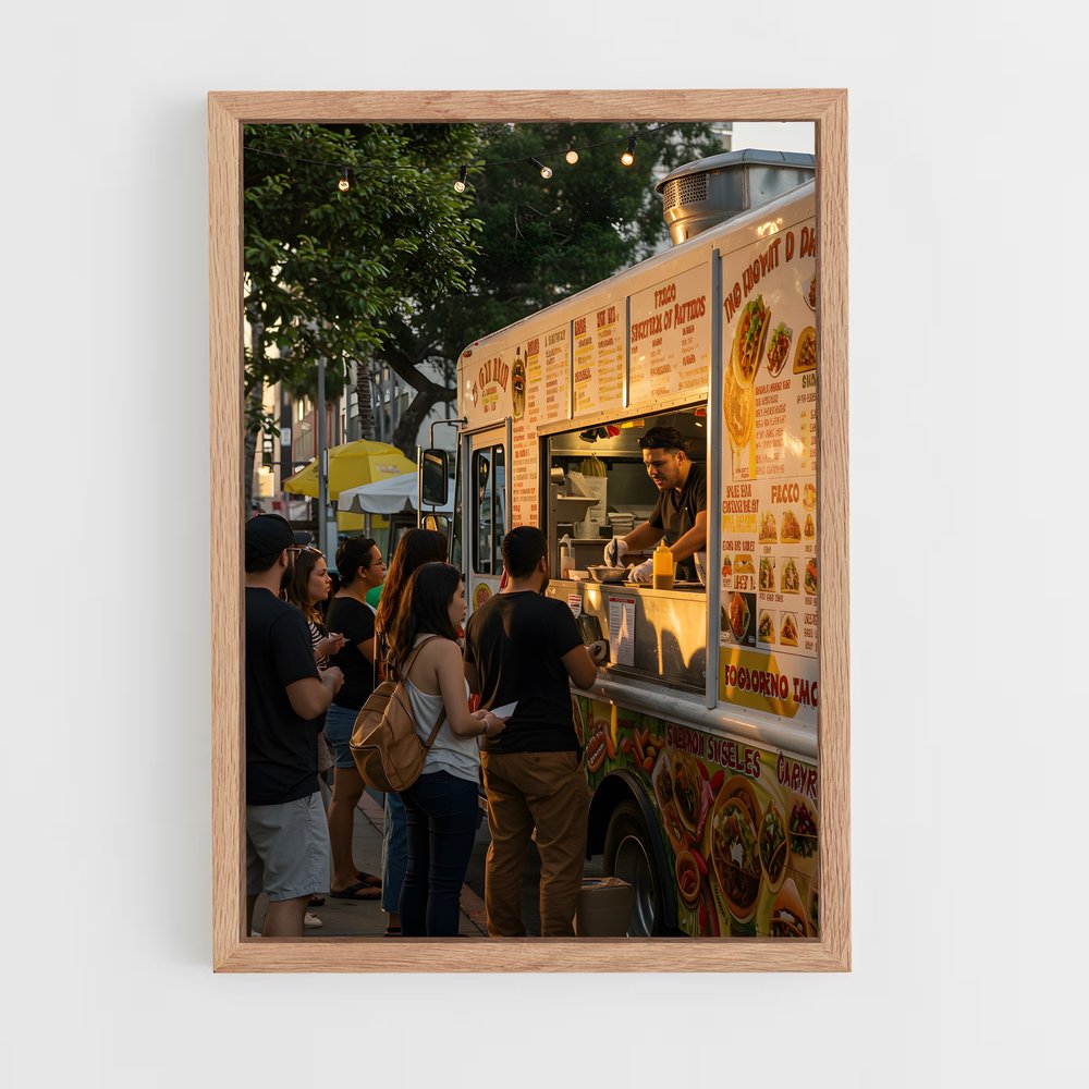 ap-food truck-4 cadre Bois clair