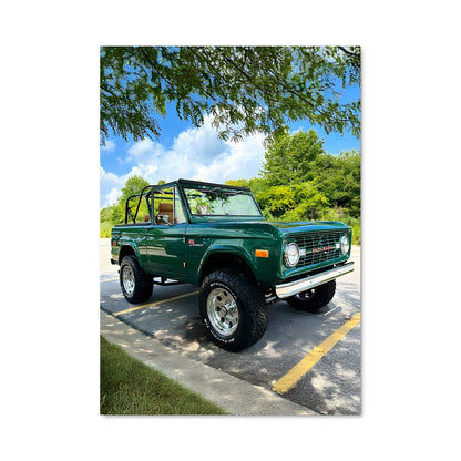 Poster Bronco Vert