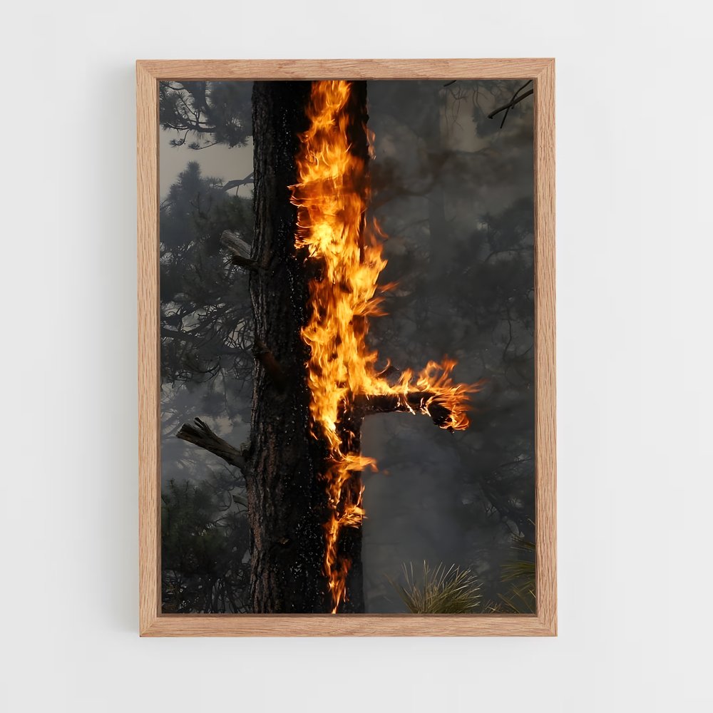 ap-forest fire-5 cadre Bois clair