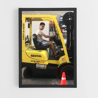 ap-forklift operator-4 cadre Noir
