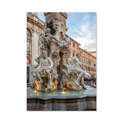 Poster Fountain of four rivers bernini 19949