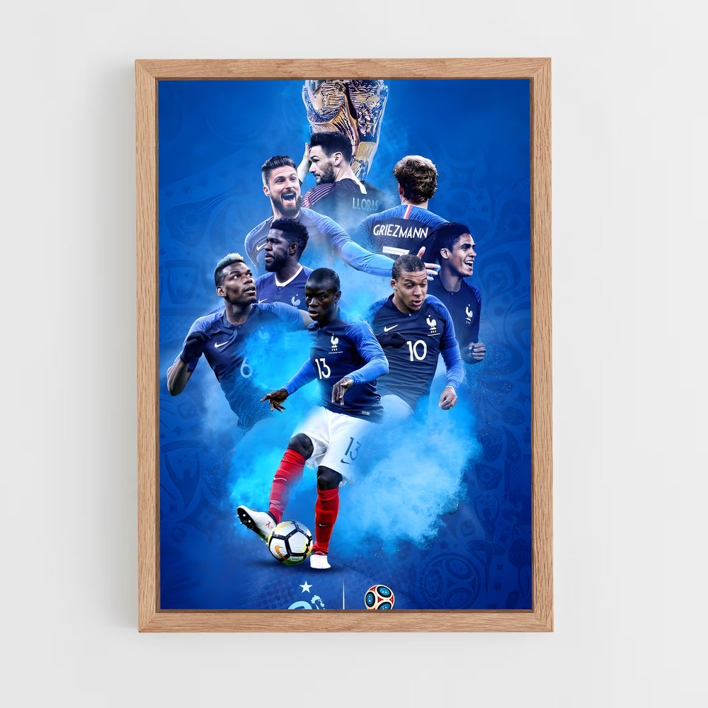 ap-france national football team-2 cadre Bois clair