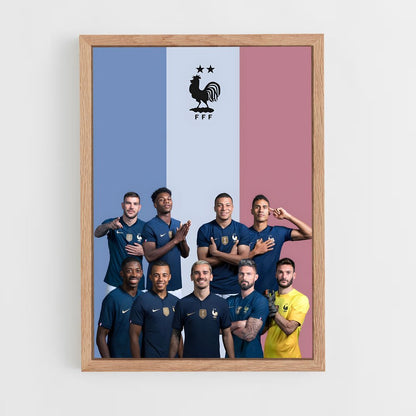 ap-france national football team-5 cadre Bois clair