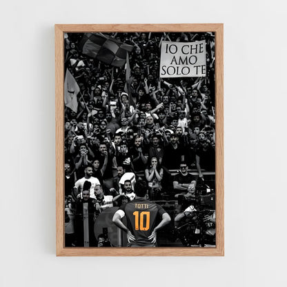 ap-francesco totti-6 cadre Bois clair