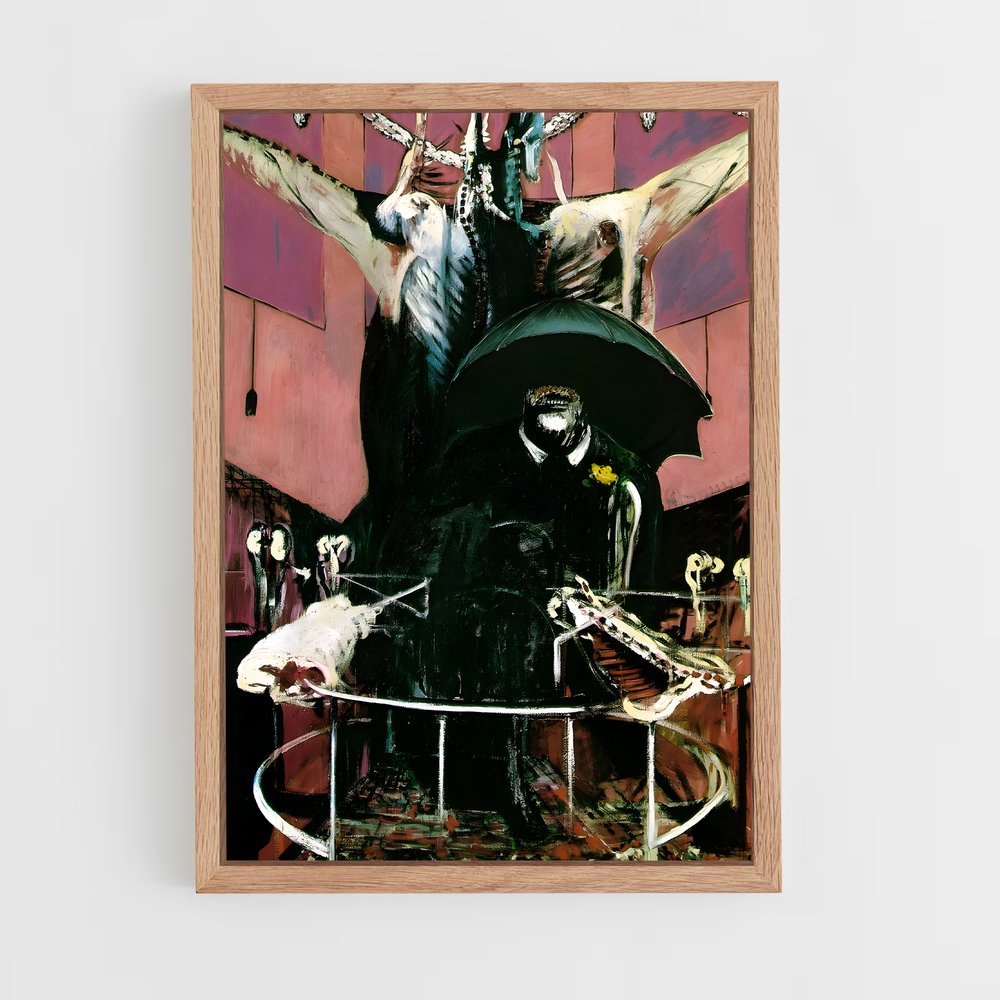 ap-francis bacon-3 cadre Bois clair