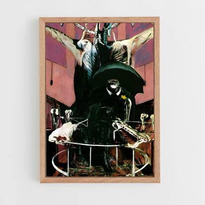ap-francis bacon-3 cadre Bois clair