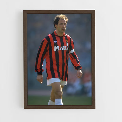 ap-franco baresi-5 cadre Bois foncé