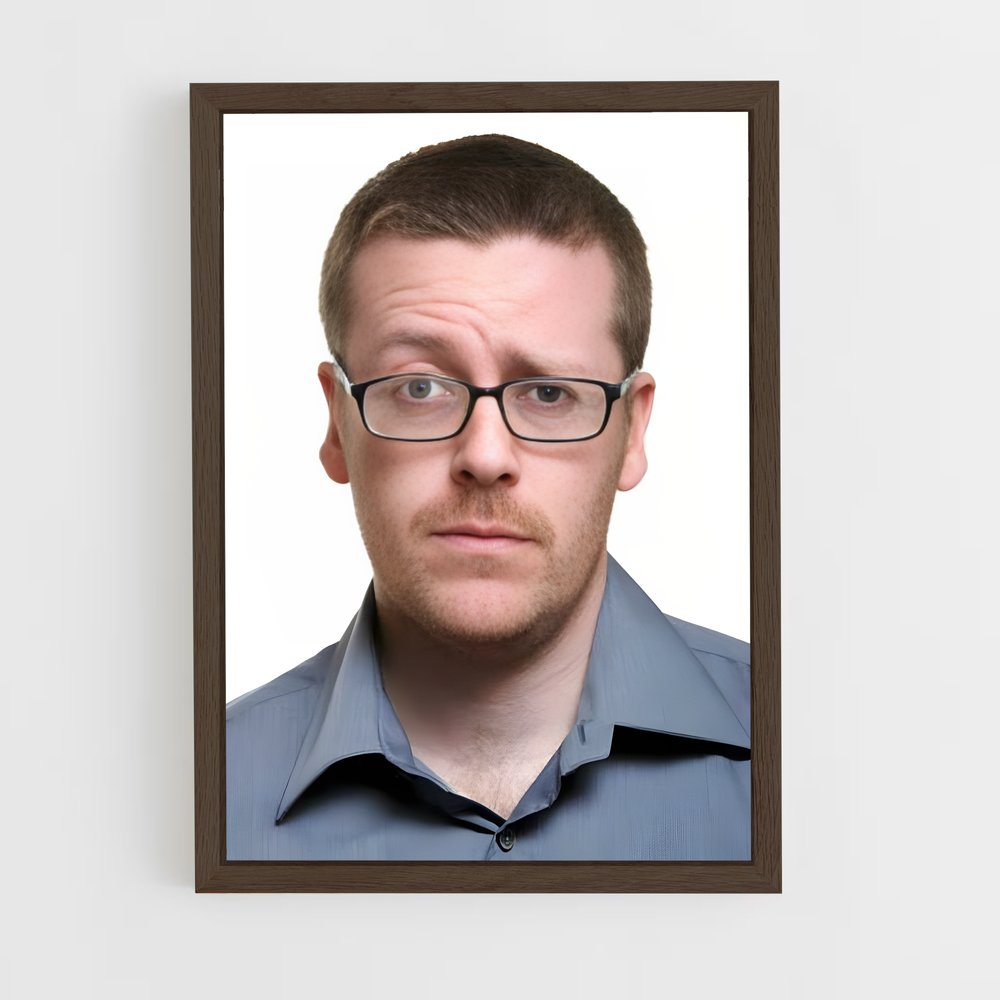 ap-frankie boyle-1 cadre Bois foncé