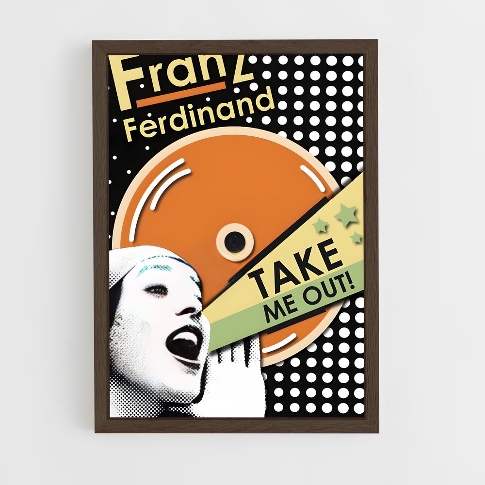 ap-franz ferdinand-1 cadre Bois foncé