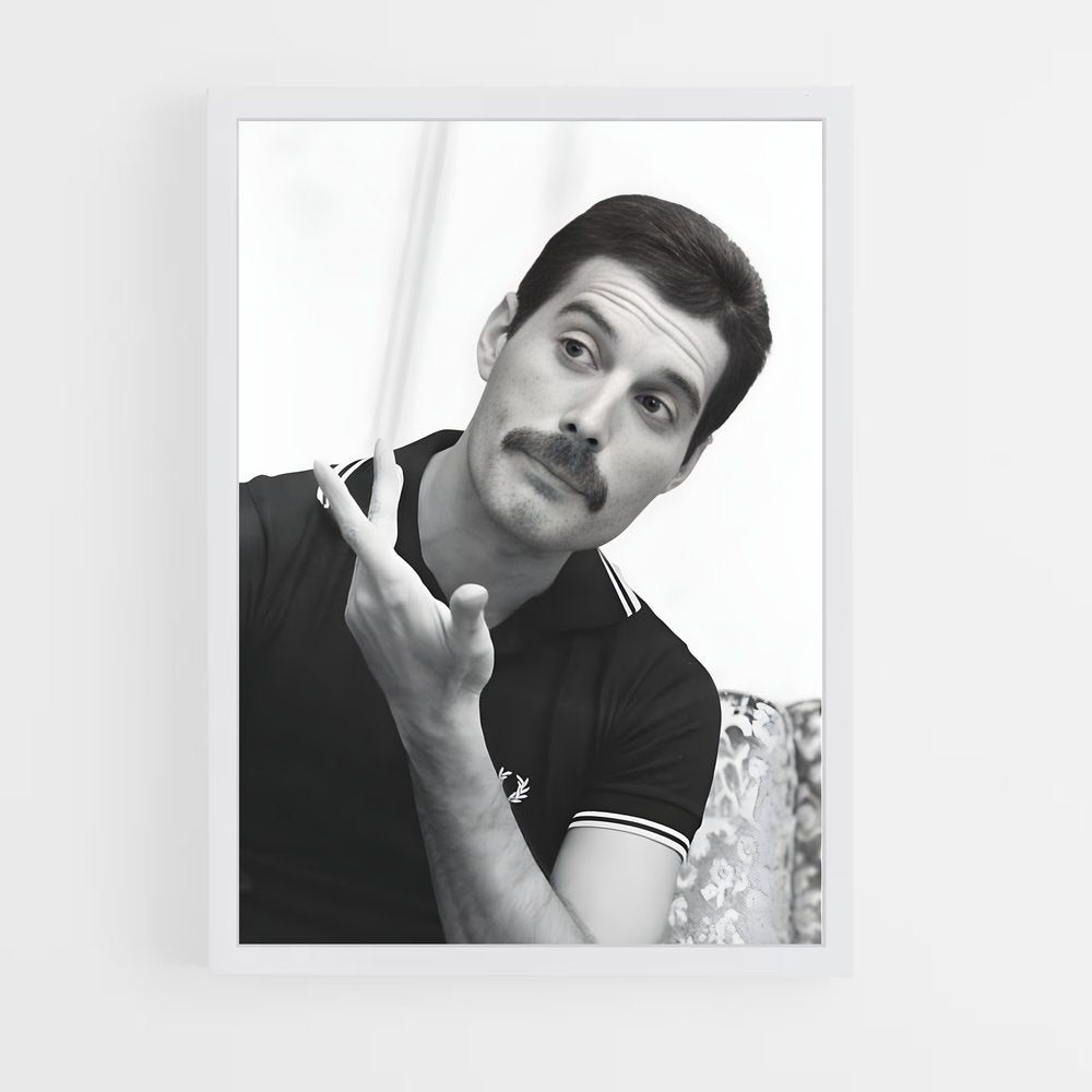 ap-freddie mercury-7 cadre Blanc