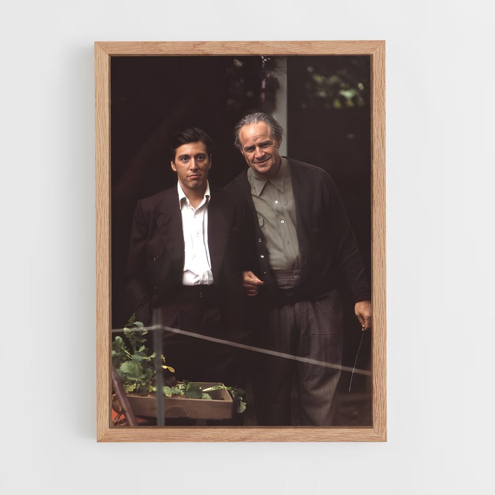 ap-fredo corleone-3 cadre Bois clair