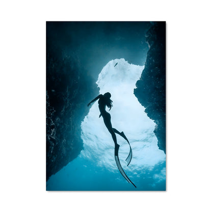 Poster Free diving 67480