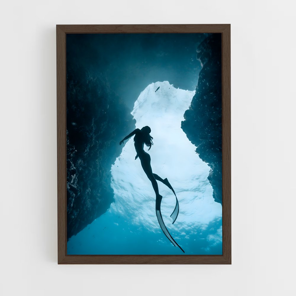 ap-free diving-1 cadre Bois foncé