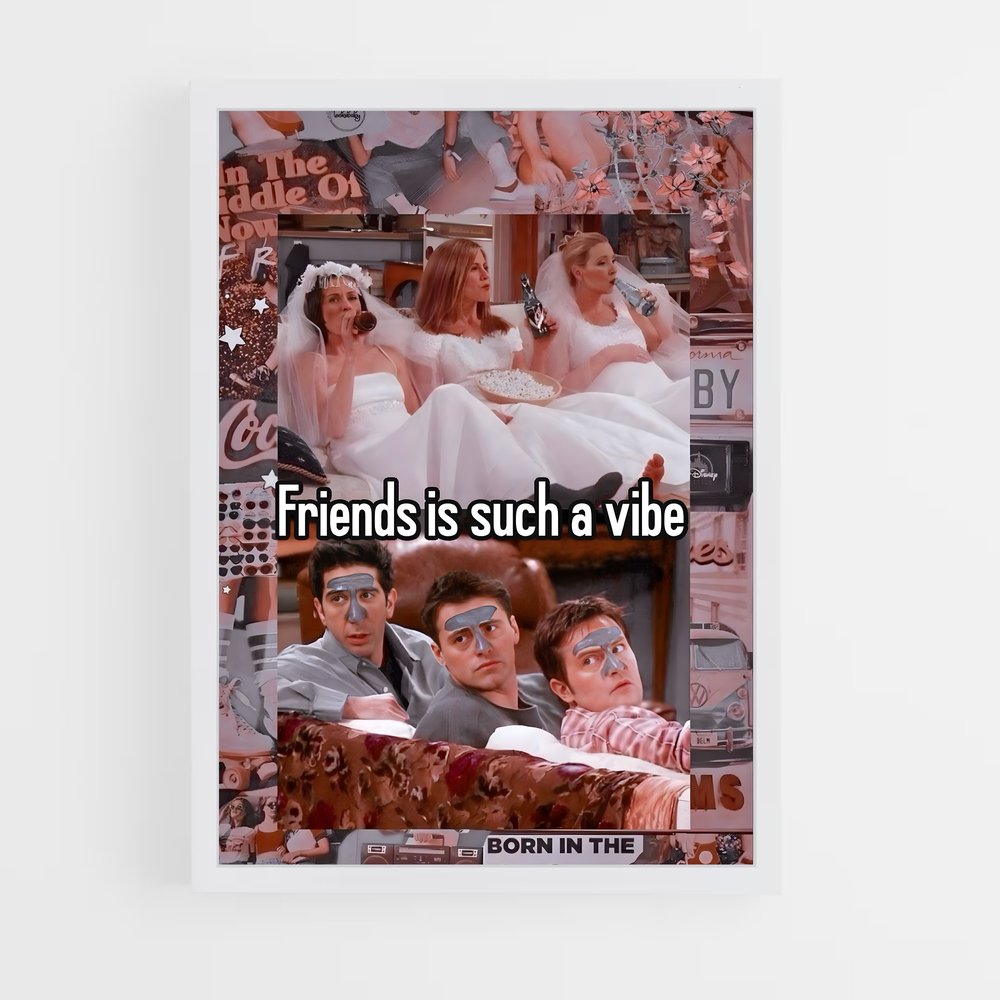 ap-friends-7 cadre Blanc